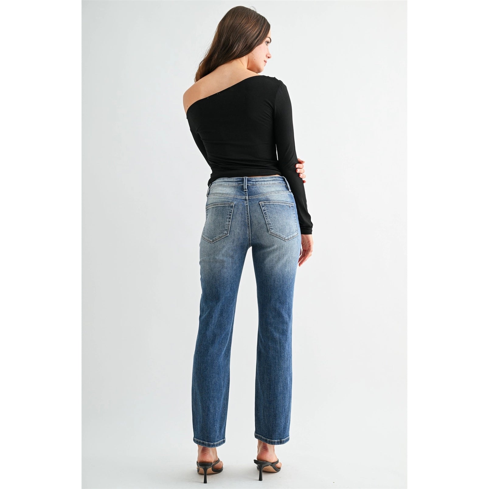 Mica Denim Abbey Ankle Twist Pocket Jeans