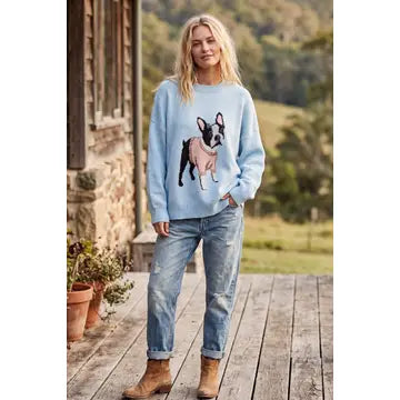 Frenchie Bulldog Graphic Sweater