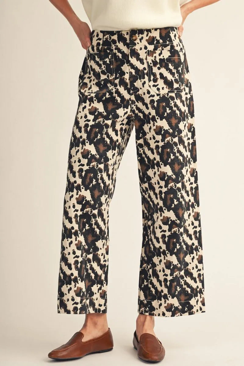 Clara Bell Cow Print Pants