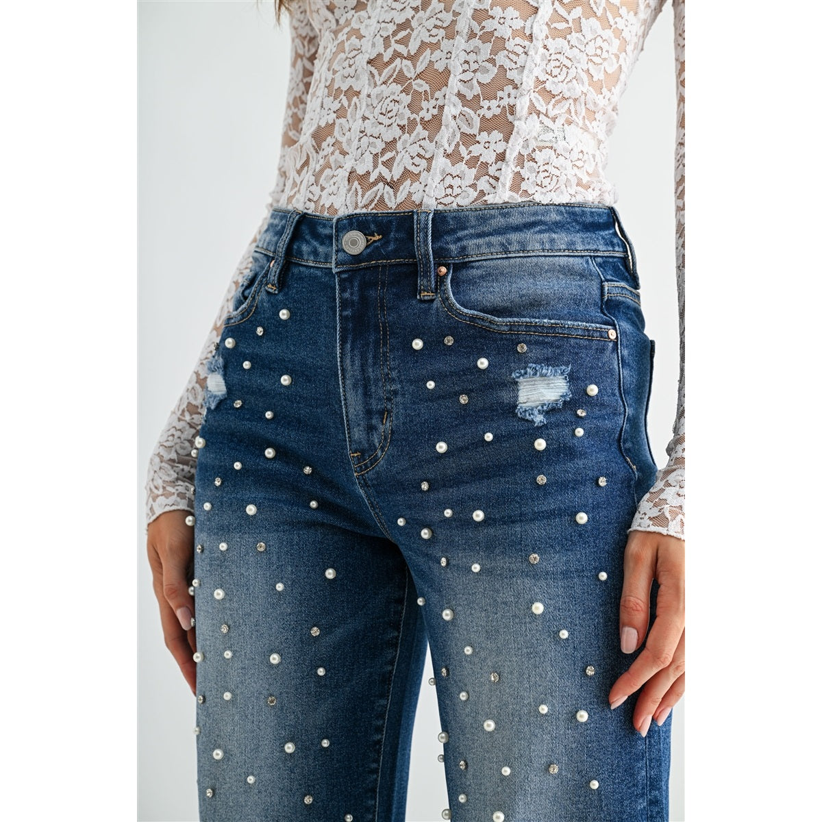 Mica Denim Ariel Embellished Jeans