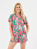 Alli Mary Square Canopy Gleam Pajama Short Set