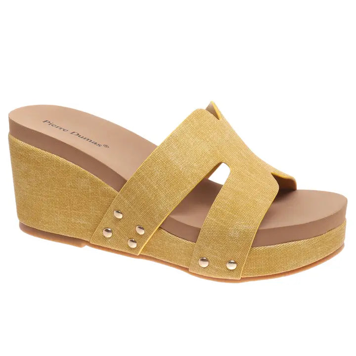 Vivian's Friend Melanie Mustard Wedge