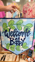 Blue Baby Pennant Door Hanger