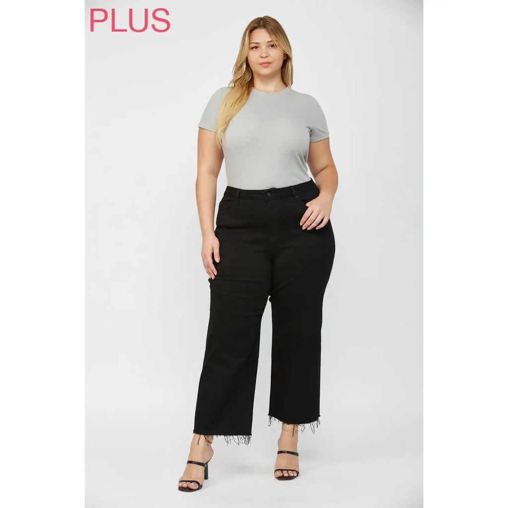 Curvy Mica Denim Black Beauty Pants