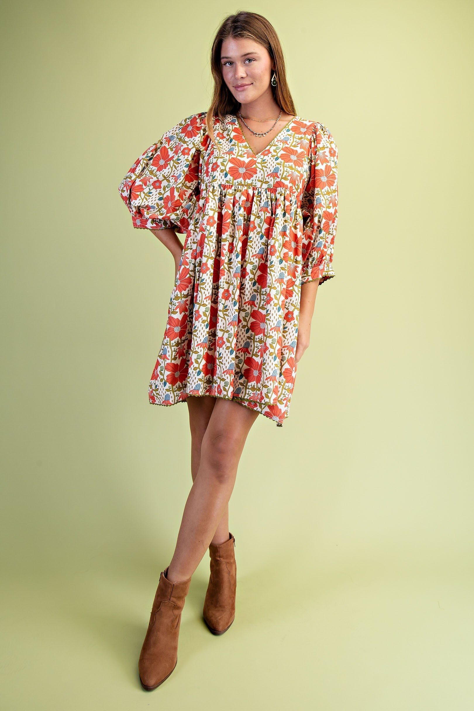 Corabell Floral Mini Dress