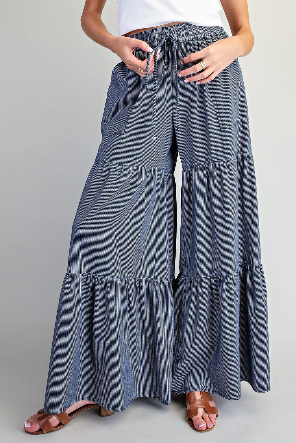 Dahlia Fun Loving Denim Blue Pants