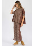 Charley Checkered Pullover Top