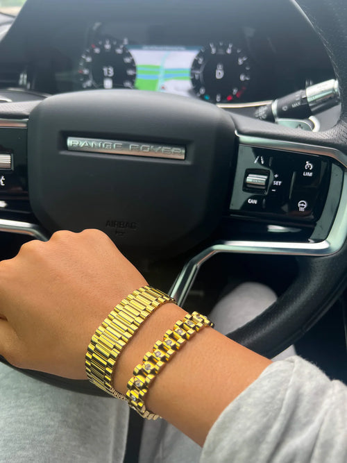 "Diamond" Rolly ChanSutt Pearls Bracelet
