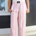 Lulu Mac Pink Darby Stripe Pants