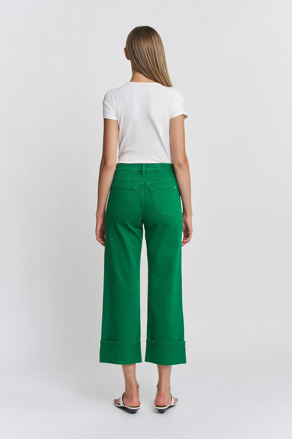 Mica Denim Seraphina Cuffed Cropped Jeans