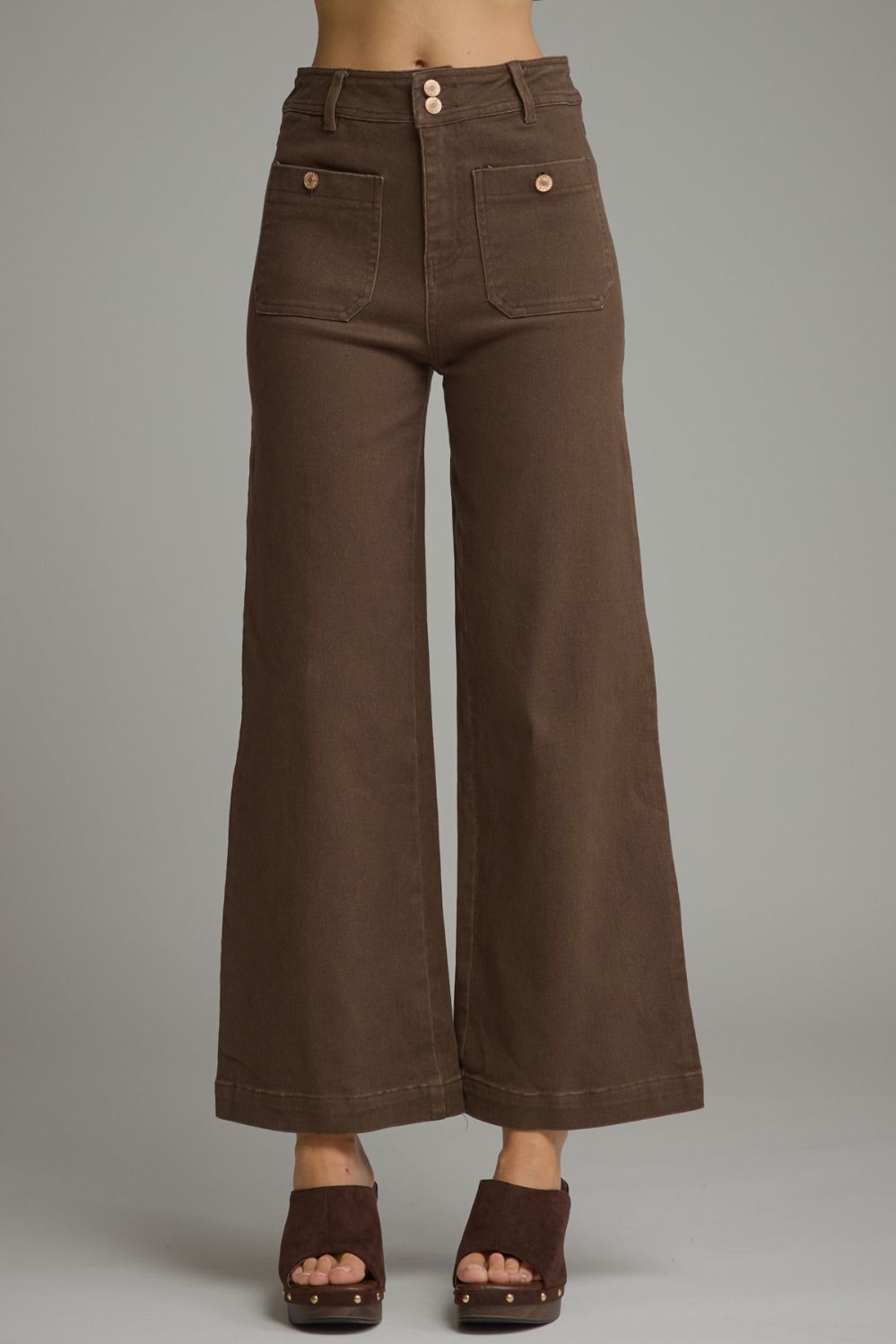 Lexi Patch Pocket Wide Leg Pants