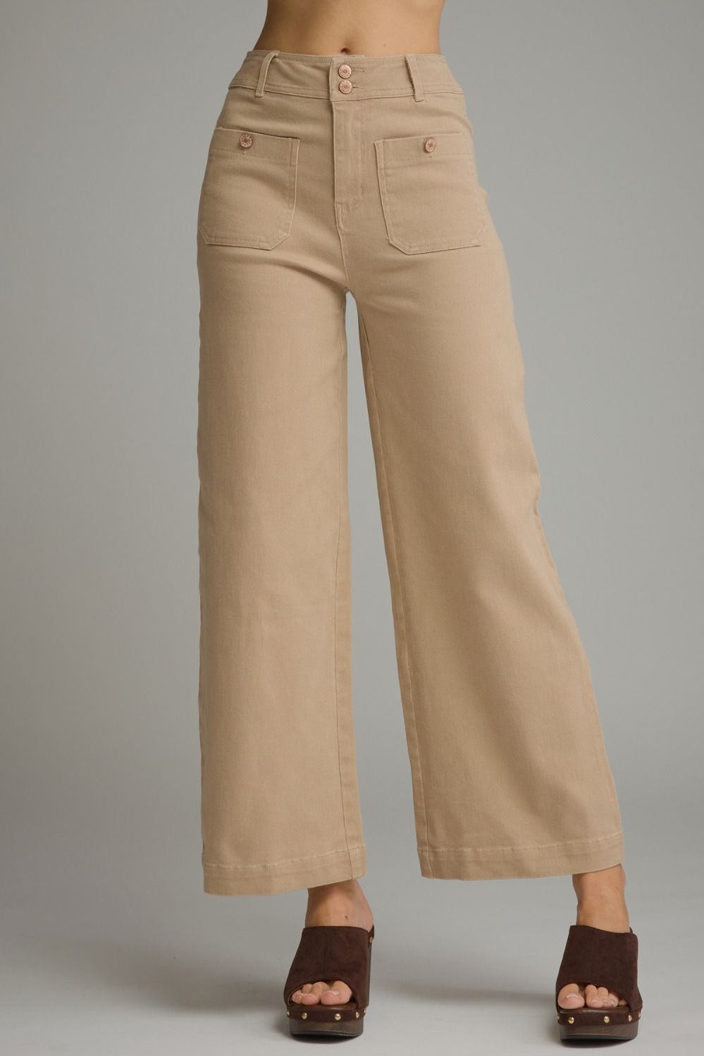 Lexi Patch Pocket Wide Leg Pants