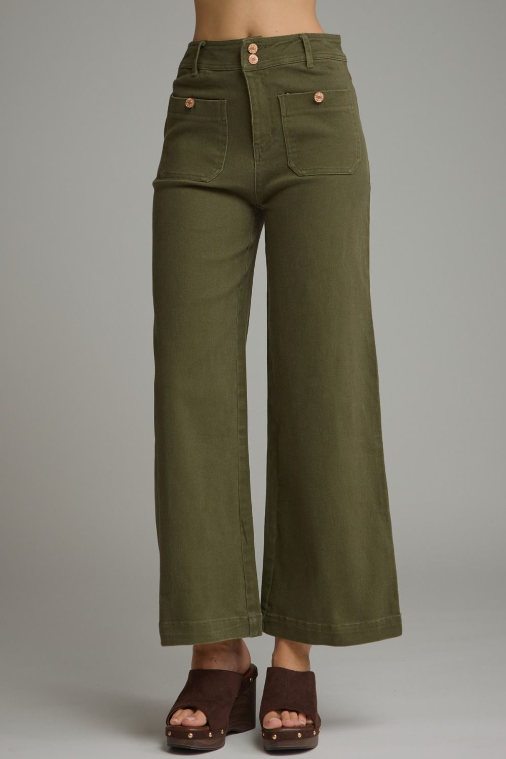 Lexi Patch Pocket Wide Leg Pants