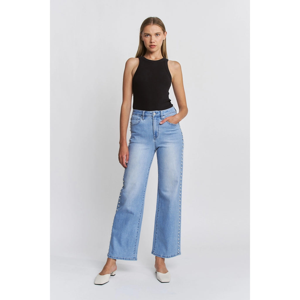 Mica Denim Embellished Ivey Jeans