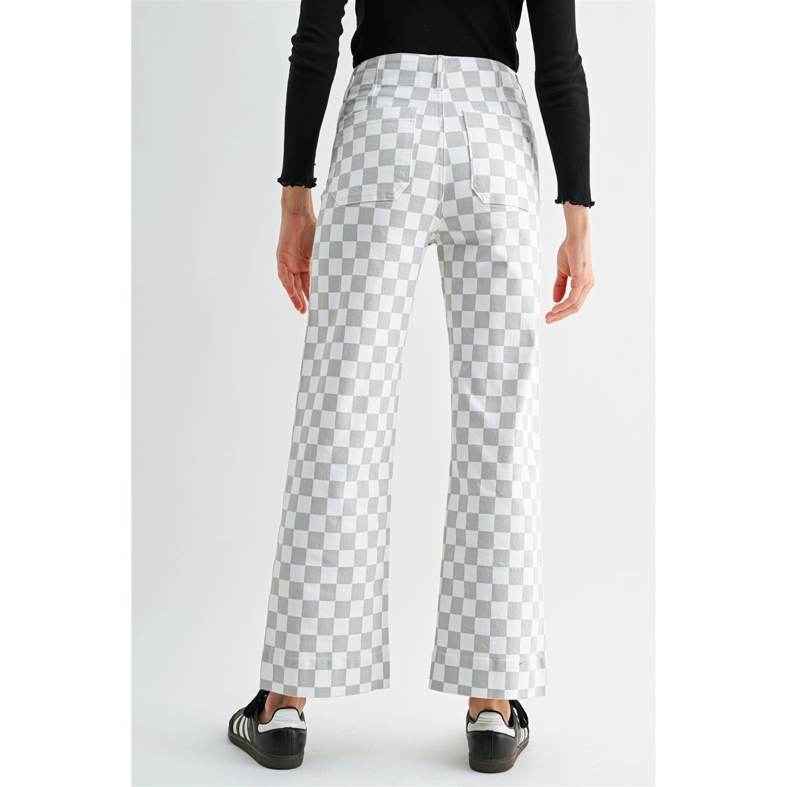 Mica Denim Louisa Checkerboard Jeans