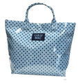 Lulu Mac Light Blue And Navy Spotted Tote Bag