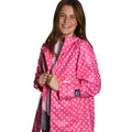 Lulu Mac Hot Pink Polka Dot Raincoat