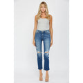 Mary Ethel Mica Mid-Rise Straight Leg Jeans