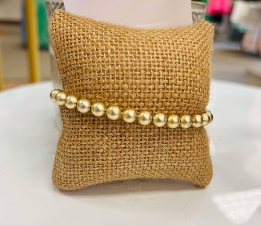 RG 6 MM Beaded Bracelet Stack