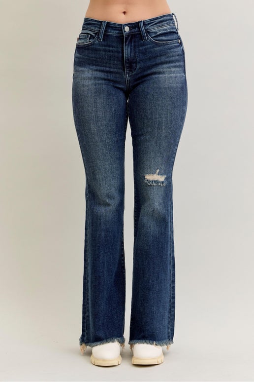 Judy Blue Mid-Rise Flare Jeans