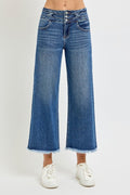 Freida Fray Bottom Crop Jeans