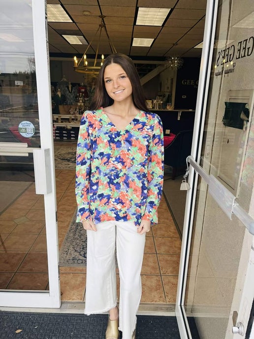 Layna Lilac Mix Top