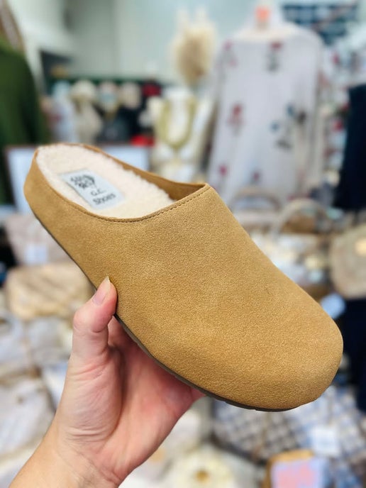 Pax Tan Slip On Mules