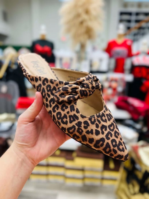 Naughty But Nice Leopard Mules