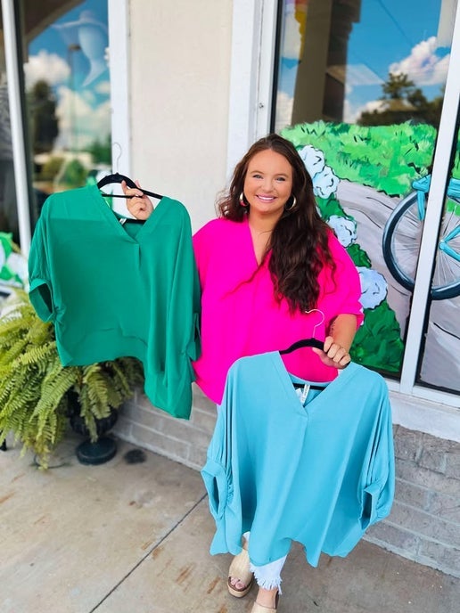 Curvy Demi Everyday Dolman Top