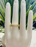 RG Rope Bedazzle Gold Ring
