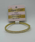 RG Crystal Bagget Latch Bracelet