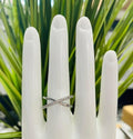 RG Studded Silver Infinity Ring