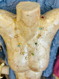 RG Multicolored Non-Tarnish Chain Necklace