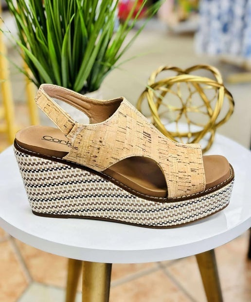 Corkys Freddie Cork Bottom Wedges