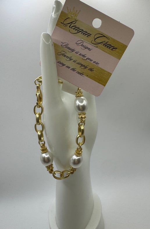 RG Pearl and Gold Bracelet
