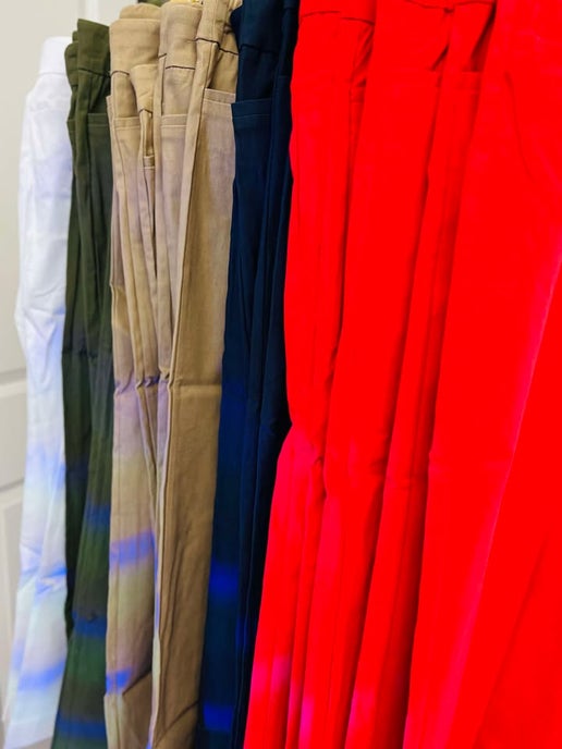 Curvy Wide Leg Crop Dress Pants