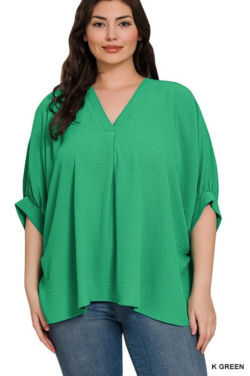 Curvy Demi Everyday Dolman Top