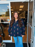 Curvy Skylar Scallop Detail Trim Top