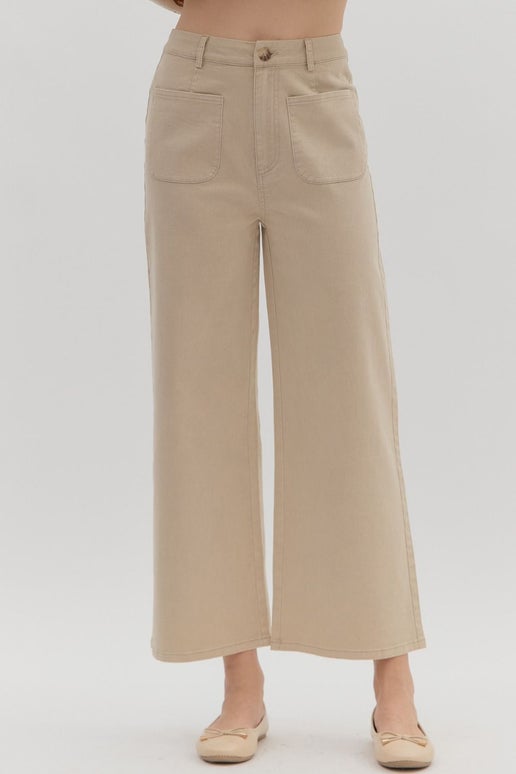Elise Flat Front Pocket Pants