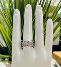 RG Lilly Layered Silver Ring