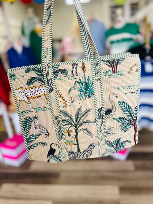 Large Quilted Tote Bags