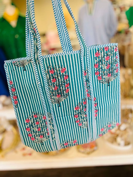 Large Quilted Tote Bags