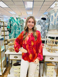 Vanessa Warm Mix Satin Top