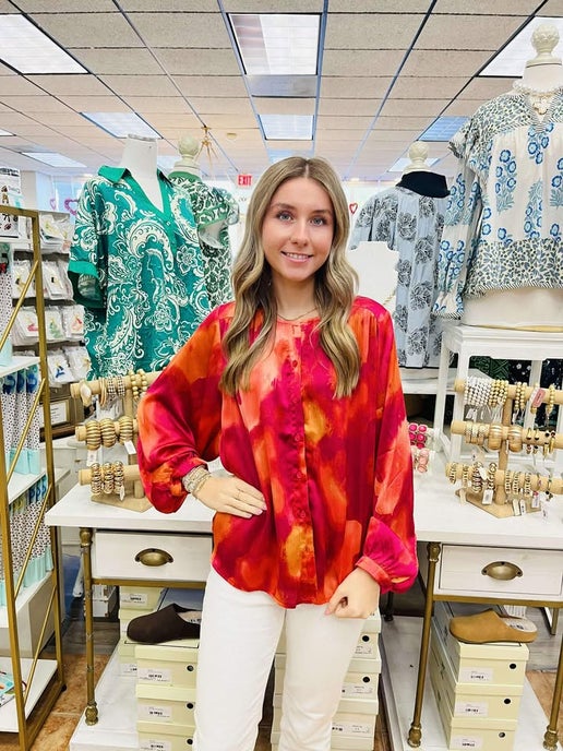 Vanessa Warm Mix Satin Top
