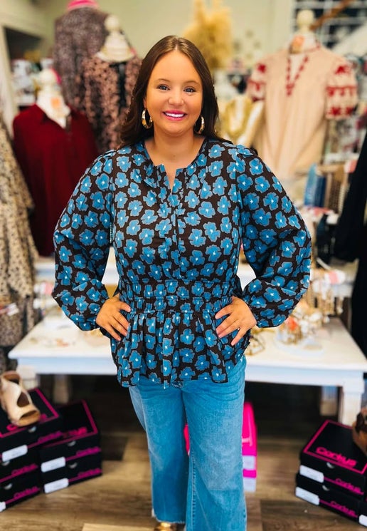 Curvy Lauren Long Sleeve Top