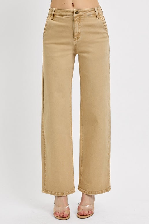 Latte Tummy Control Mid Rise Ankle Pant