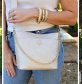 Brielle Bucket Bag - Shimmer Champagne