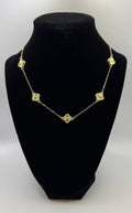 RG Gold Clover Necklace