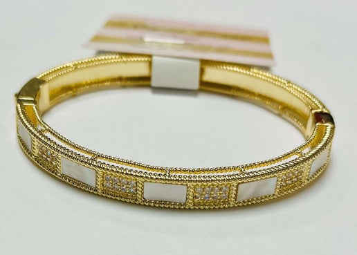 RG Heidi White Mix Slim Bracelet
