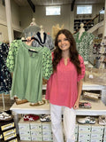 Chare Circle Sleeve Top
